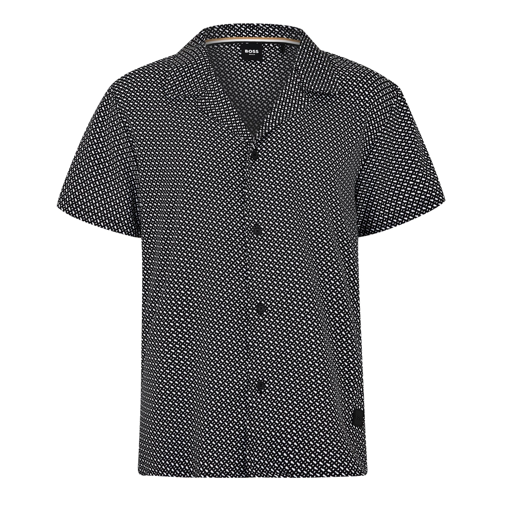 Hugo Boss Beach Shirt Ciro 10257205 01 - Black 001